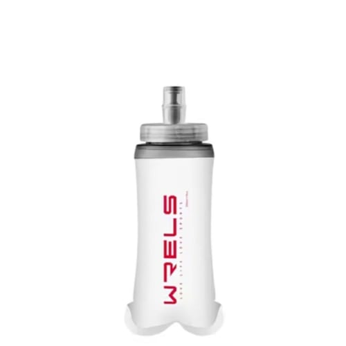 Original Wrels Collapsible Soft Water Bottle White Red