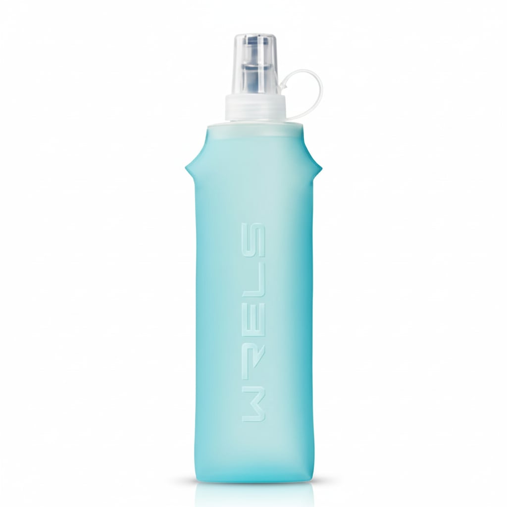 Original Wrels Collapsible Soft Water Bottle Cyan