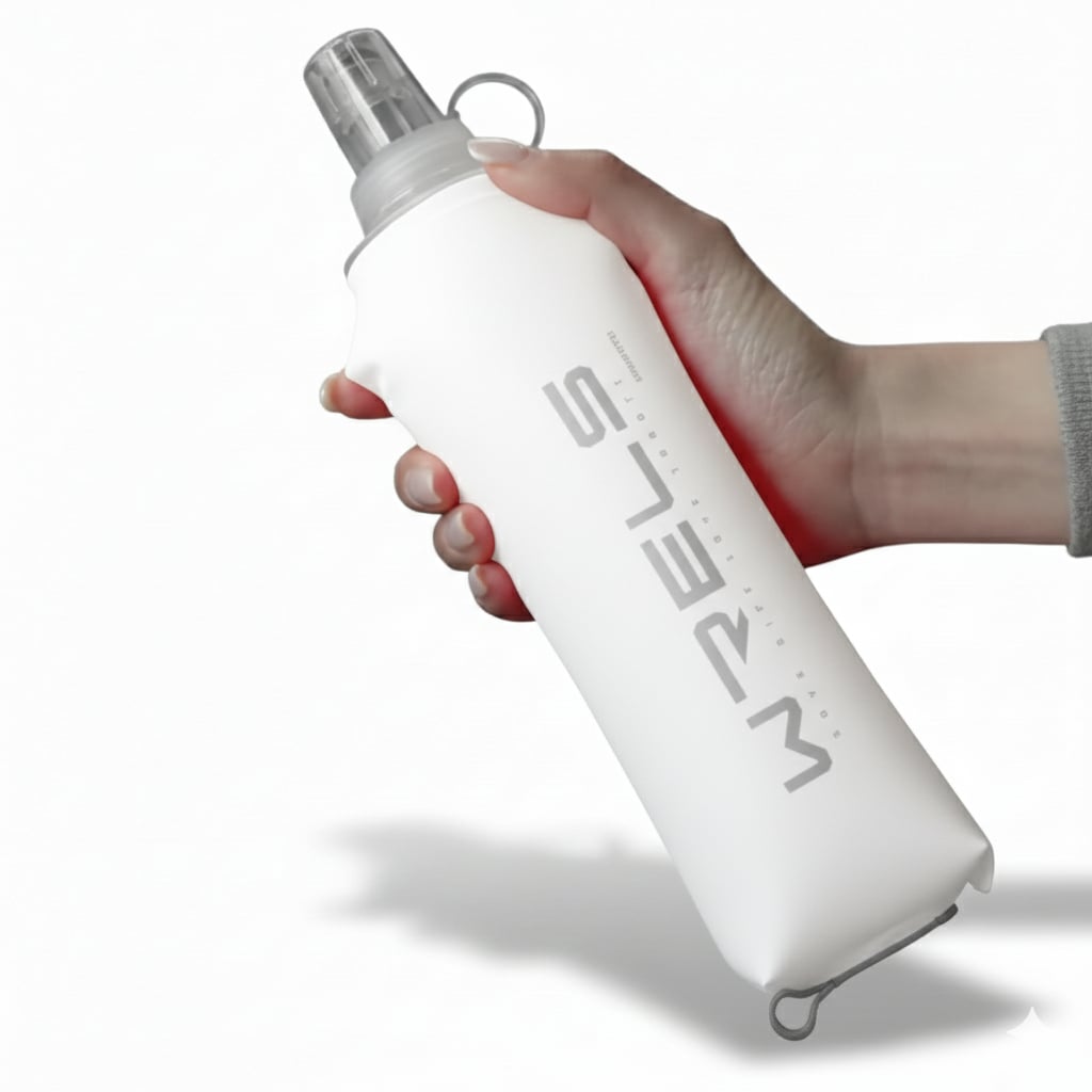 Original Wrels Collapsible Soft Water Bottle White