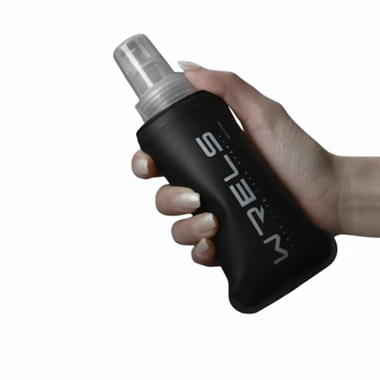 Original Wrels Collapsible Soft Water Bottle Black