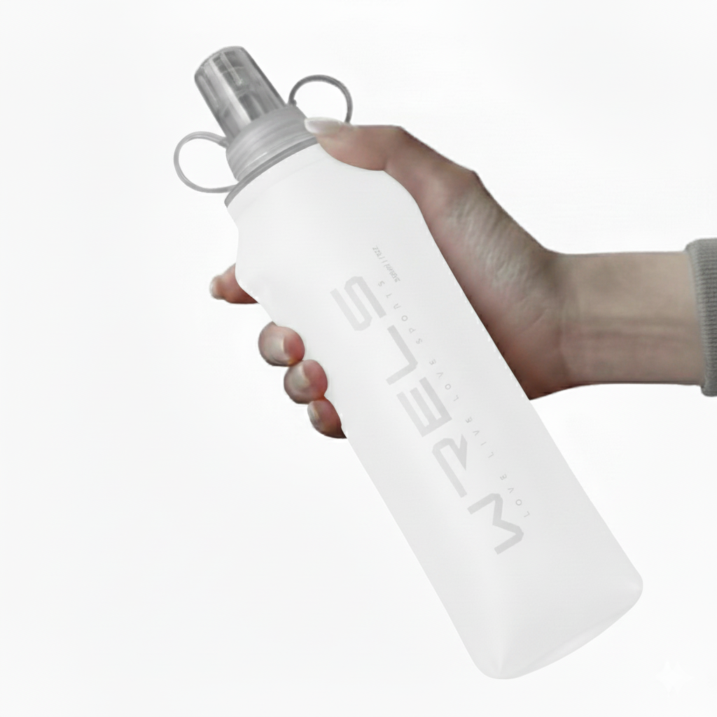 Original Wrels Collapsible Soft Water Bottle White